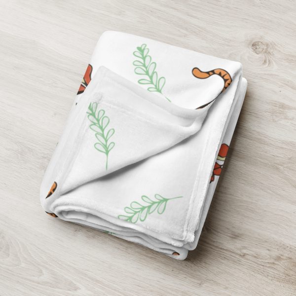 Tiger | Karthigai Poo Pattern Baby Blanket - Image 2